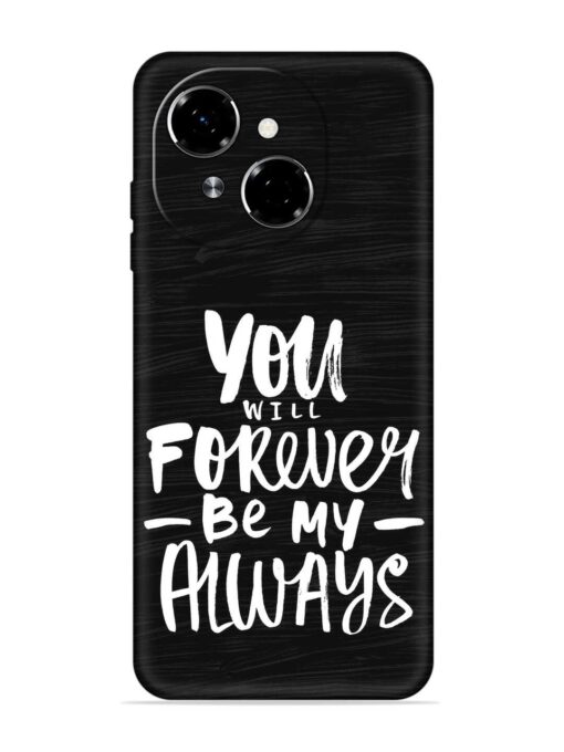 You Will Forever Embossed Soft Silicone Case for Tecno Spark Go 1 Zapvi