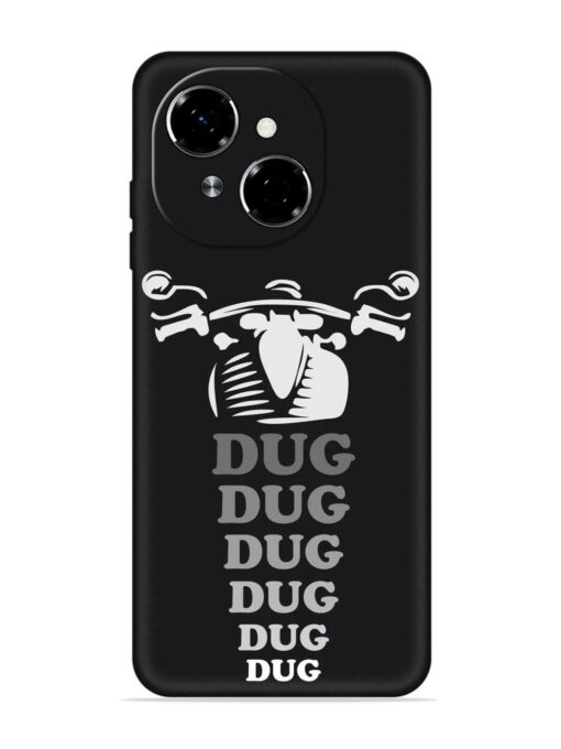 Dug Dug Dug Embossed Soft Silicone Case for Tecno Spark Go 1