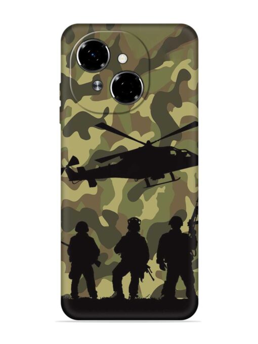 Army Heros Embossed Soft Silicone Case for Tecno Spark Go 1 Zapvi