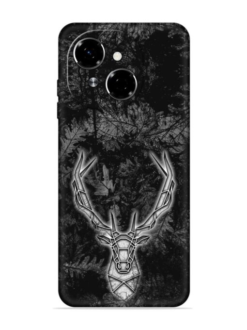 Ancient Deer Embossed Soft Silicone Case for Tecno Spark Go 1 Zapvi