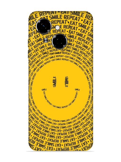 Smiley Embossed Soft Silicone Case for Tecno Spark Go 1