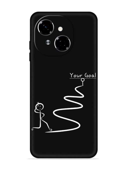 Your Goal Embossed Soft Silicone Case for Tecno Spark Go 1