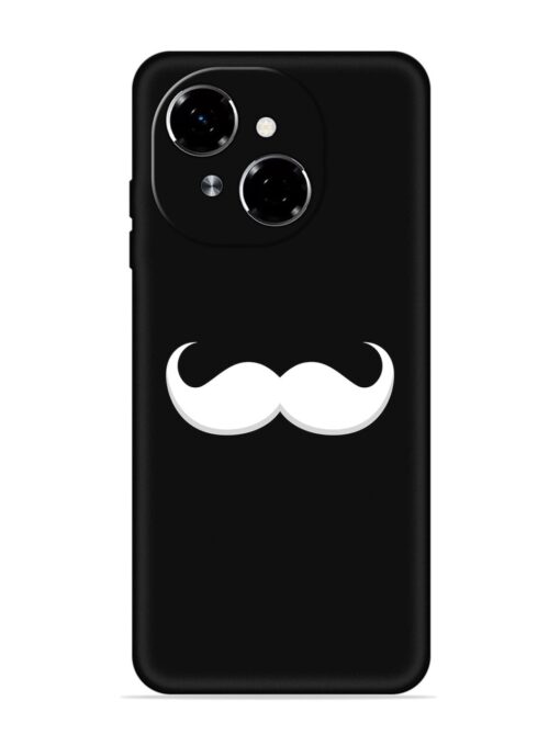 Mustache Vector Embossed Soft Silicone Case for Tecno Spark Go 1