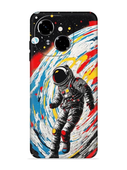 Astronaut Art Embossed Soft Silicone Case for Tecno Spark Go 1 Zapvi