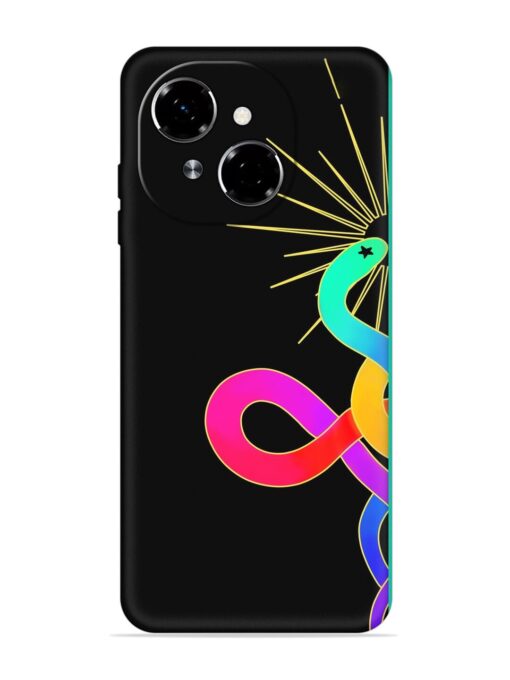 Art Geometric Abstraction Embossed Soft Silicone Case for Tecno Spark Go 1 Zapvi