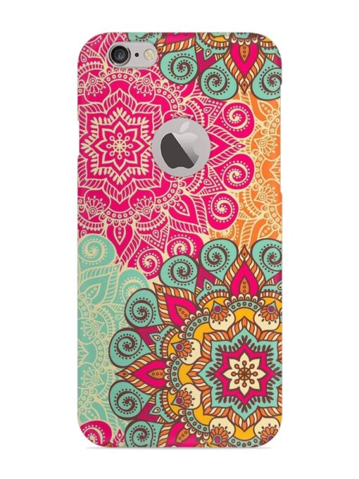 Mandala Seamless Snap Case for Apple Iphone 6 Plus (Logo Cut)