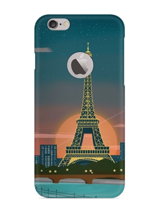 Scenery Architecture France Paris Snap Case for Apple Iphone 6 Plus (Logo Cut) Zapvi