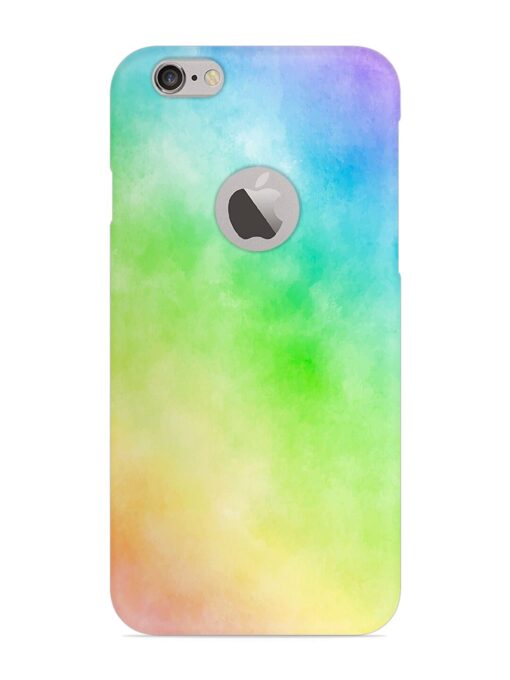 Watercolor Mixture Snap Case for Apple Iphone 6 Plus (Logo Cut)