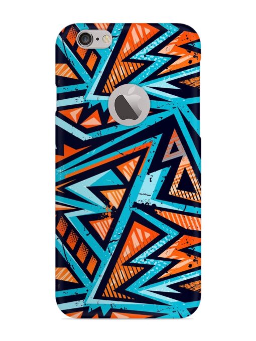 Abstract Seamless Grunge Snap Case for Apple Iphone 6 Plus (Logo Cut)