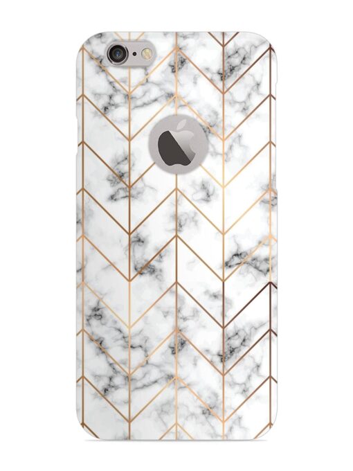 Vector Marble Texture Snap Case for Apple Iphone 6 Plus (Logo Cut)