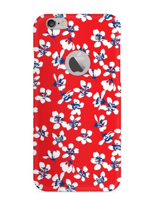 Hand Drawn Abstract Snap Case for Apple Iphone 6 Plus (Logo Cut)