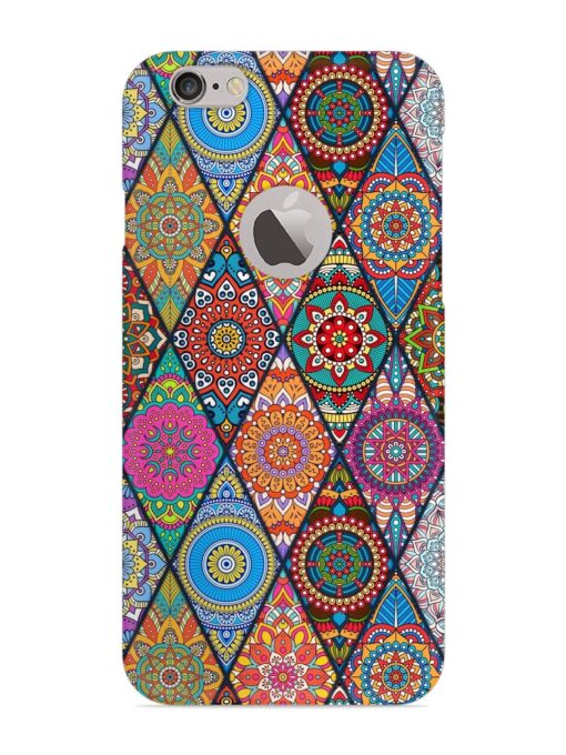 Seamless Tile Pattern Snap Case for Apple Iphone 6 Plus (Logo Cut)