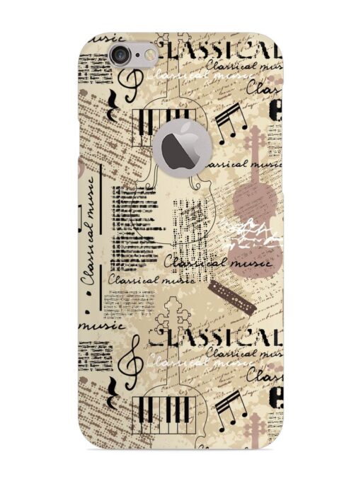 Classical Music Lpattern Snap Case for Apple Iphone 6S Plus (Logo Cut)