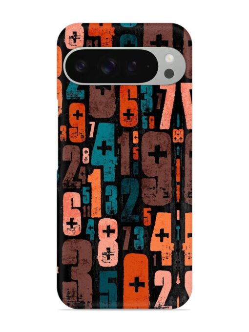 0 To 9 Art Snap Case for Google Pixel 9 Pro Zapvi