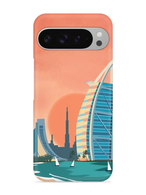 Dubai Architectural Scenery Snap Case for Google Pixel 9 Pro Zapvi