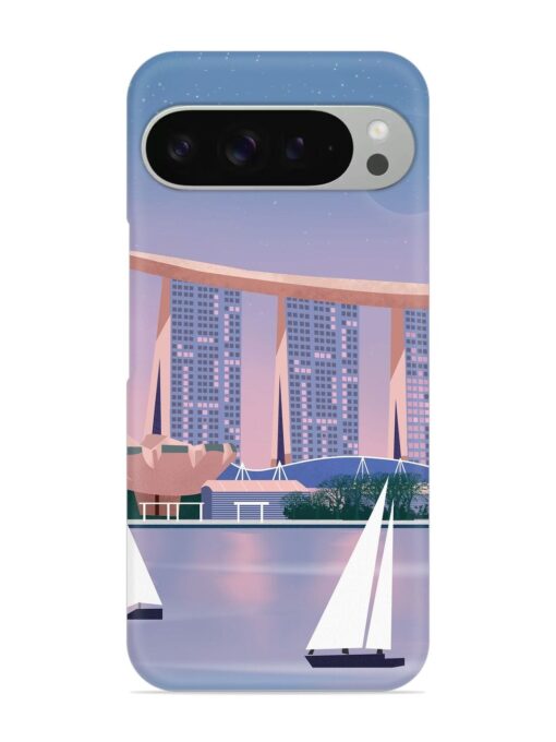 Singapore Scenery Architecture Snap Case for Google Pixel 9 Pro