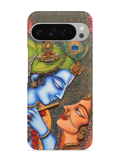 Lord Radha Krishna Flute Art Snap Case for Google Pixel 9 Pro