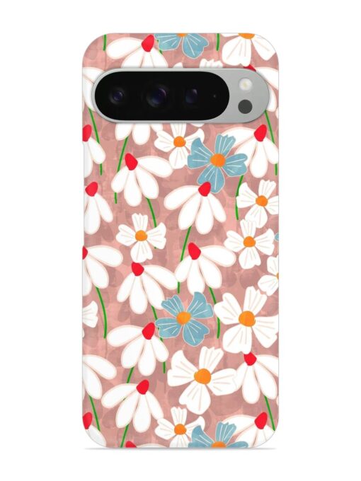 Abstract Petal Flowers Snap Case for Google Pixel 9 Pro