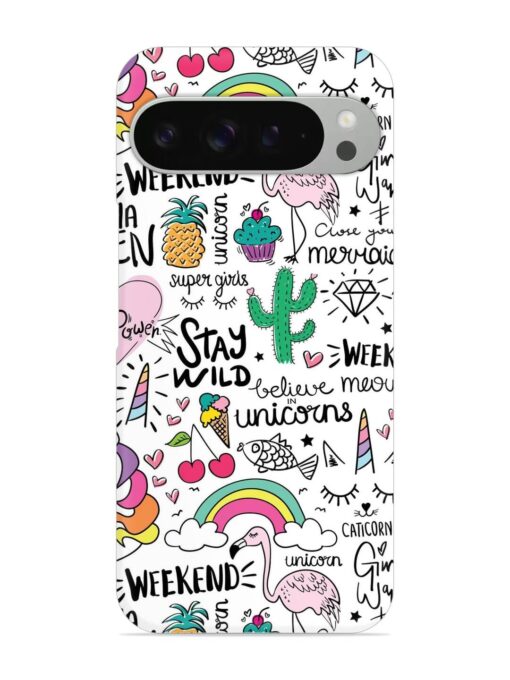 Unicorn Ice Cream Snap Case for Google Pixel 9 Pro