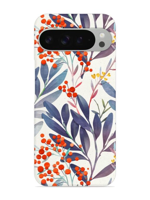 Seamless Floral Pattern Snap Case for Google Pixel 9 Pro