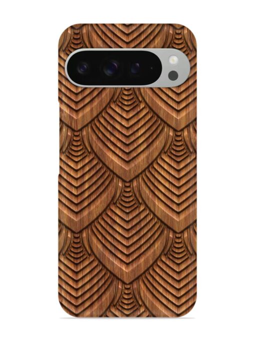 Carved Pattern On Snap Case for Google Pixel 9 Pro