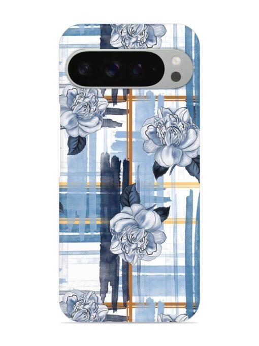 Watercolor Pattern Rose Snap Case for Google Pixel 9 Pro Zapvi