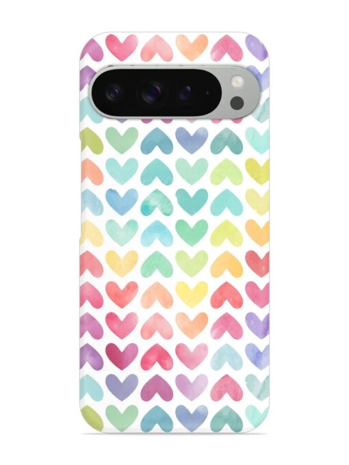 Seamless Colorful Watercolor Snap Case for Google Pixel 9 Pro