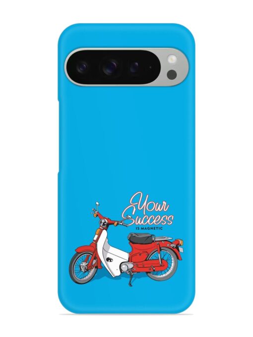 Motorcycles Image Vector Snap Case for Google Pixel 9 Pro