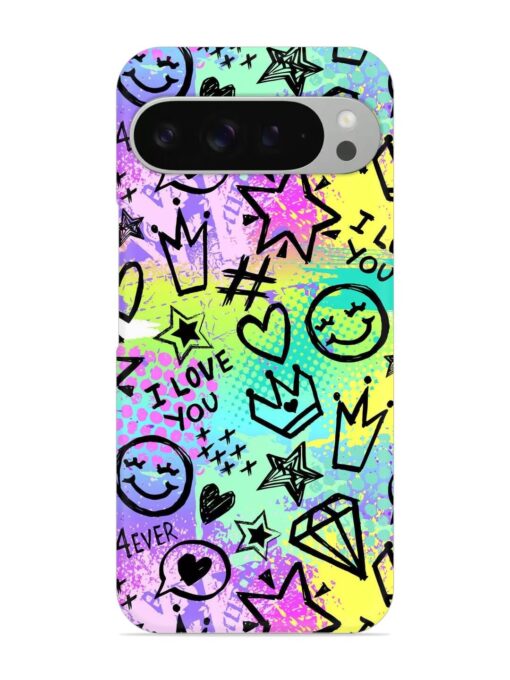 Bright Seamless Pattern Snap Case for Google Pixel 9 Pro