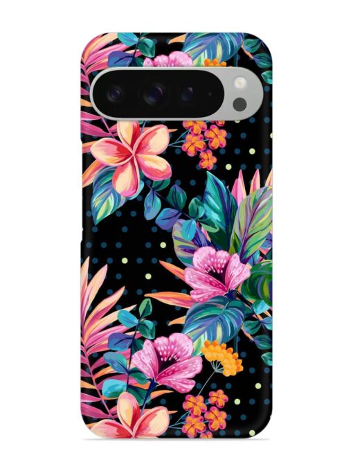 Seamless Floral Pattern Snap Case for Google Pixel 9 Pro