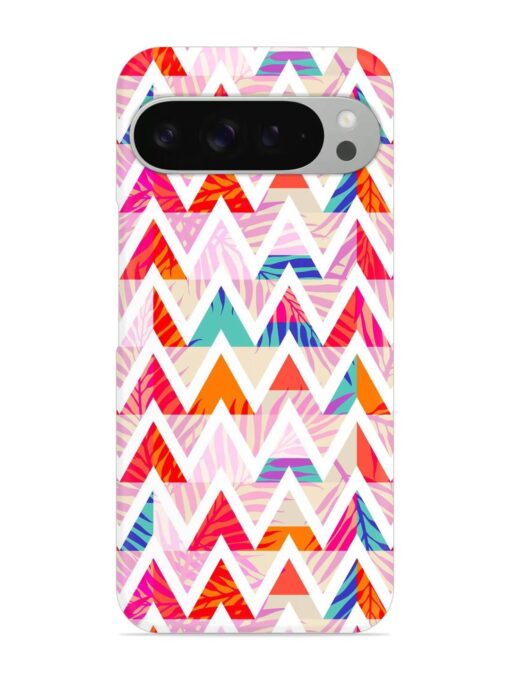 Abstract Triangle Background Snap Case for Google Pixel 9 Pro