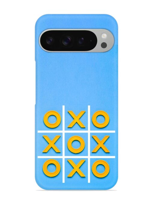 Yellow Plastic Crosses Snap Case for Google Pixel 9 Pro