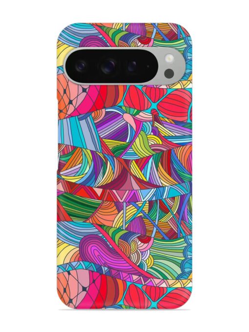 Seamless Patterns Hand Drawn Snap Case for Google Pixel 9 Pro