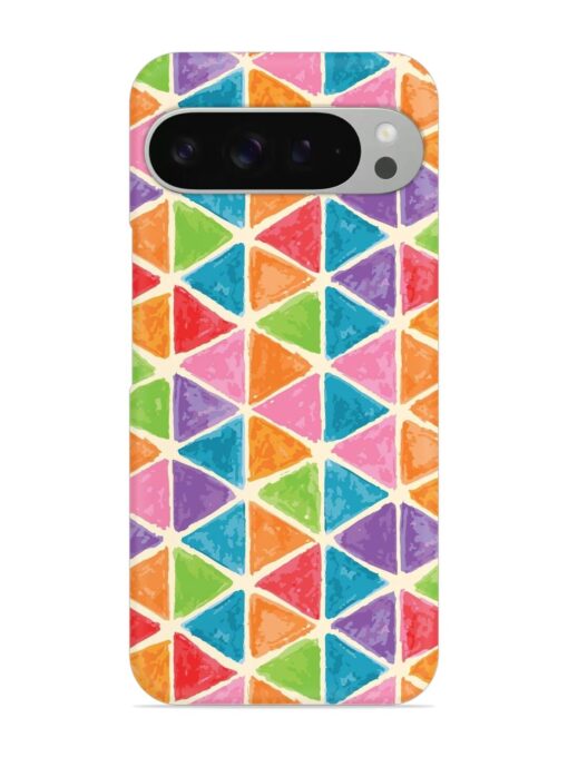 Seamless Colorful Isometric Snap Case for Google Pixel 9 Pro