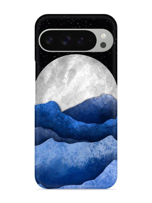 Full Moon Mountain Vector Snap Case for Google Pixel 9 Pro