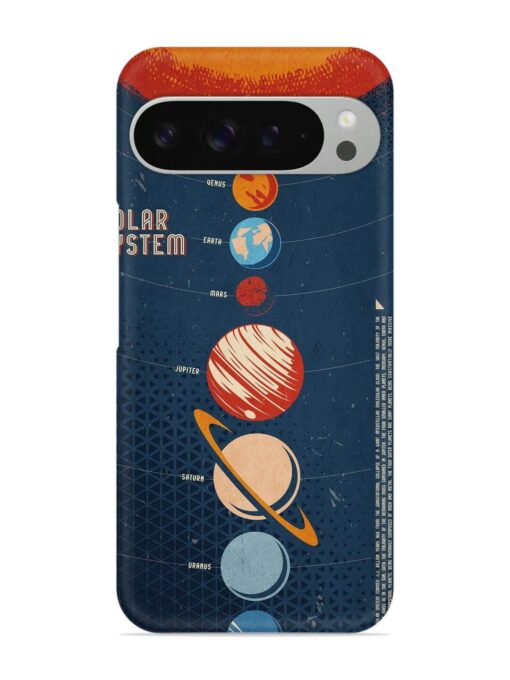 Solar System Vector Snap Case for Google Pixel 9 Pro