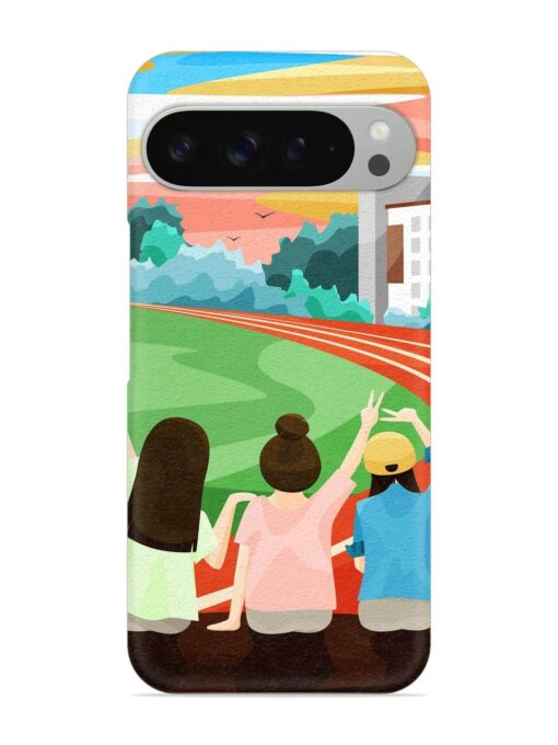 School Playground Snap Case for Google Pixel 9 Pro