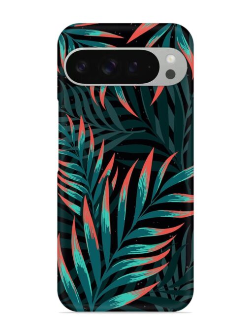 Green Leaf Art Snap Case for Google Pixel 9 Pro Xl