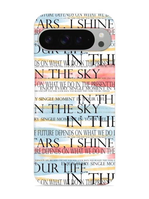 Seamless Slogans Pattern Snap Case for Google Pixel 9 Pro Xl