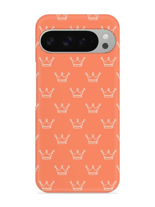 Hand Drawn Crown Snap Case for Google Pixel 9 Pro Xl