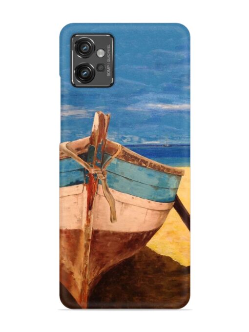 Canvas Painting Snap Case for Motorola Moto G32