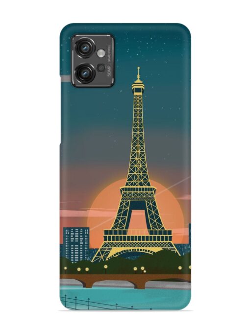 Scenery Architecture France Paris Snap Case for Motorola Moto G32