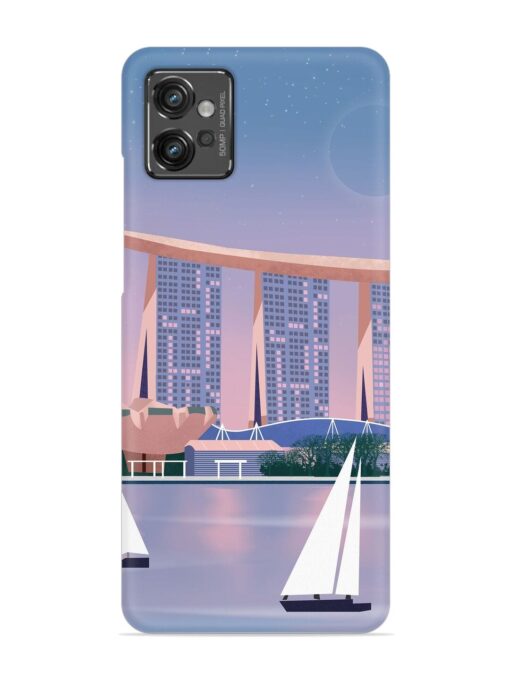 Singapore Scenery Architecture Snap Case for Motorola Moto G32