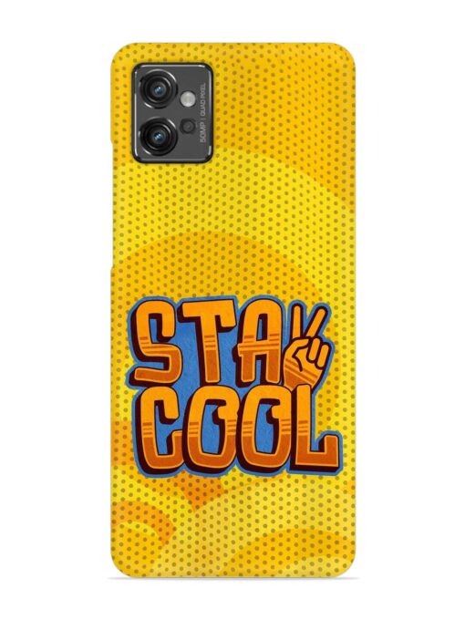 Stay Cool Snap Case for Motorola Moto G32 Zapvi