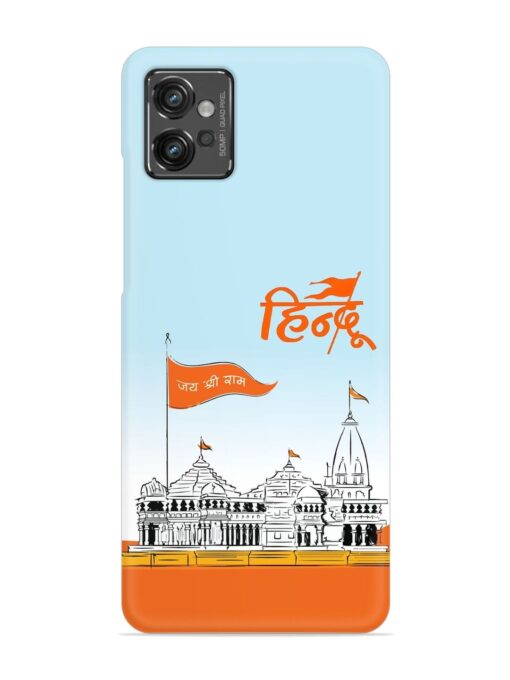 Ram Mandir Hindu Snap Case for Motorola Moto G32