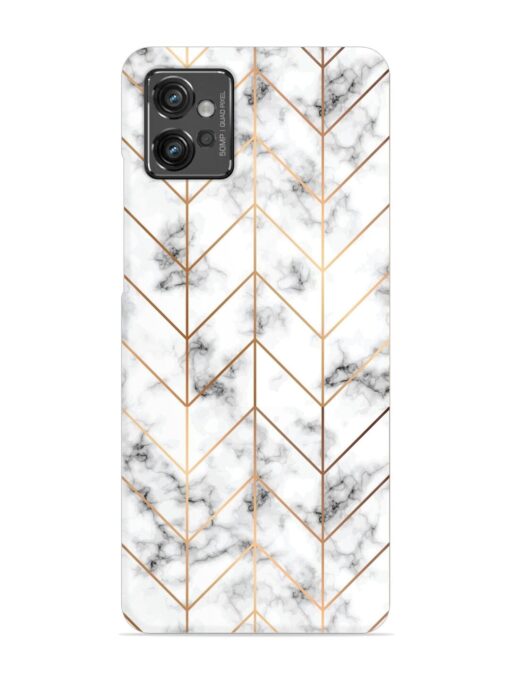 Vector Marble Texture Snap Case for Motorola Moto G32 Zapvi