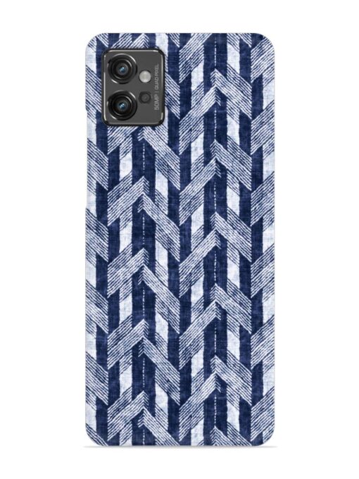 Abstract Herringbone Motif Snap Case for Motorola Moto G32 Zapvi