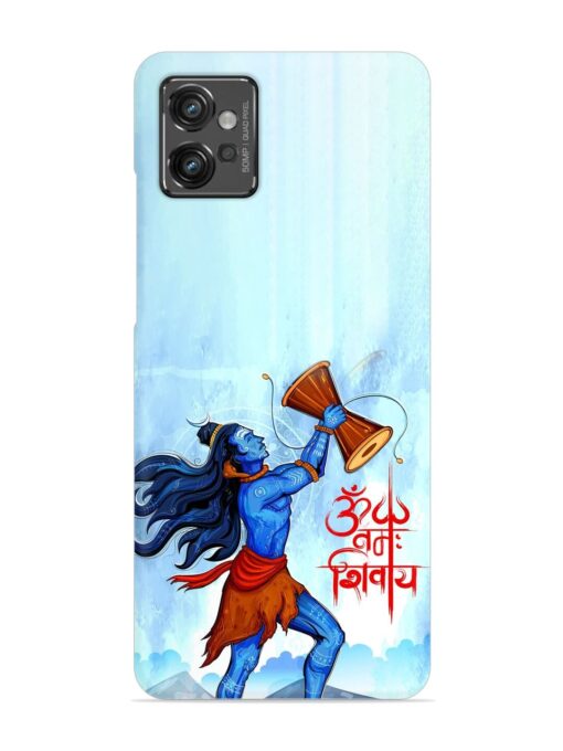 Illustration Lord Shiva Snap Case for Motorola Moto G32