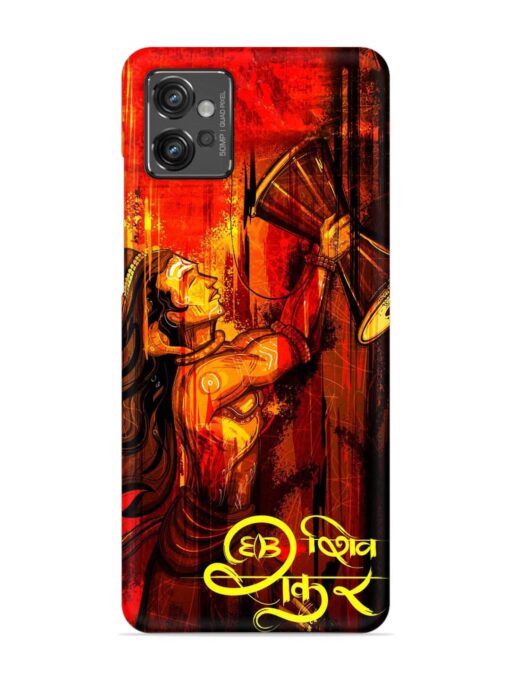 Illustration Lord Shiva Snap Case for Motorola Moto G32