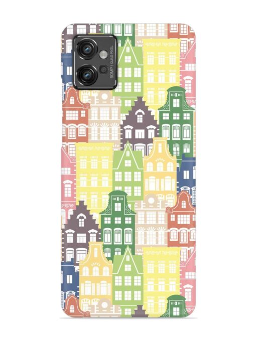 Seamless Shapes Pattern Snap Case for Motorola Moto G32